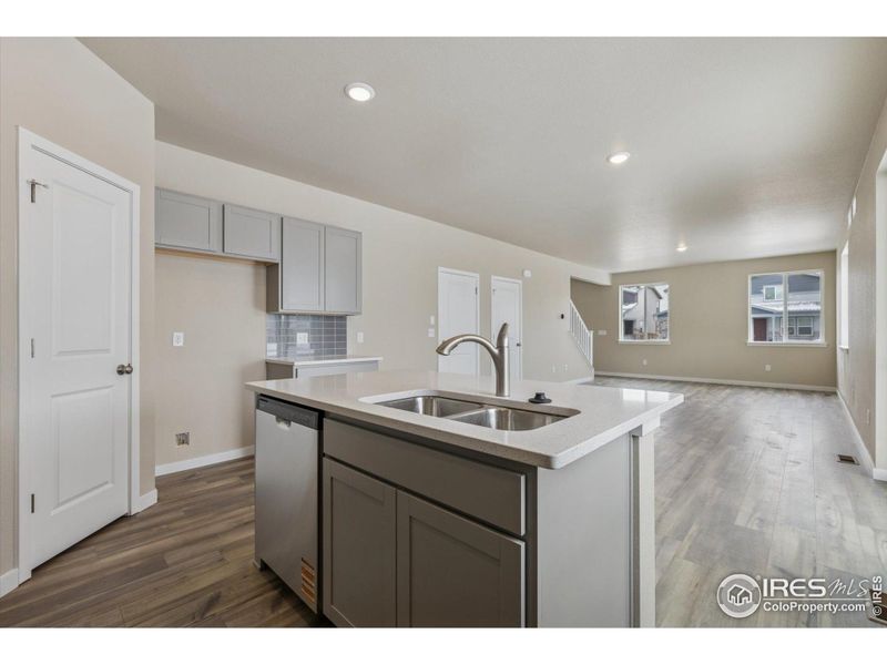 Furnished interior view inside a new home in The Overlook at Johnstown Farms, Johnstown (Image 16).