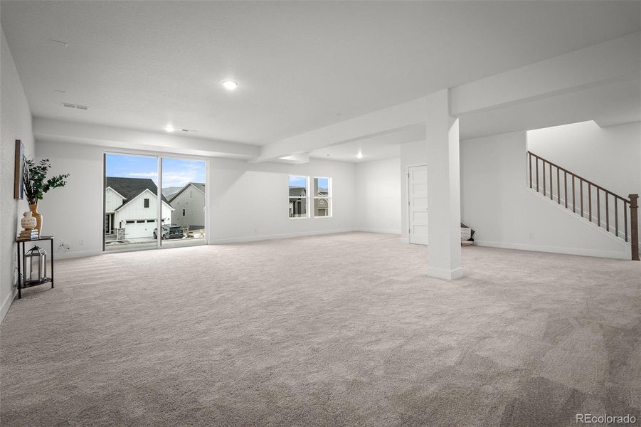 Spacious, unfurnished interior of a new home in Cloverleaf - Pinnacle Collection, Monument (Image 44).