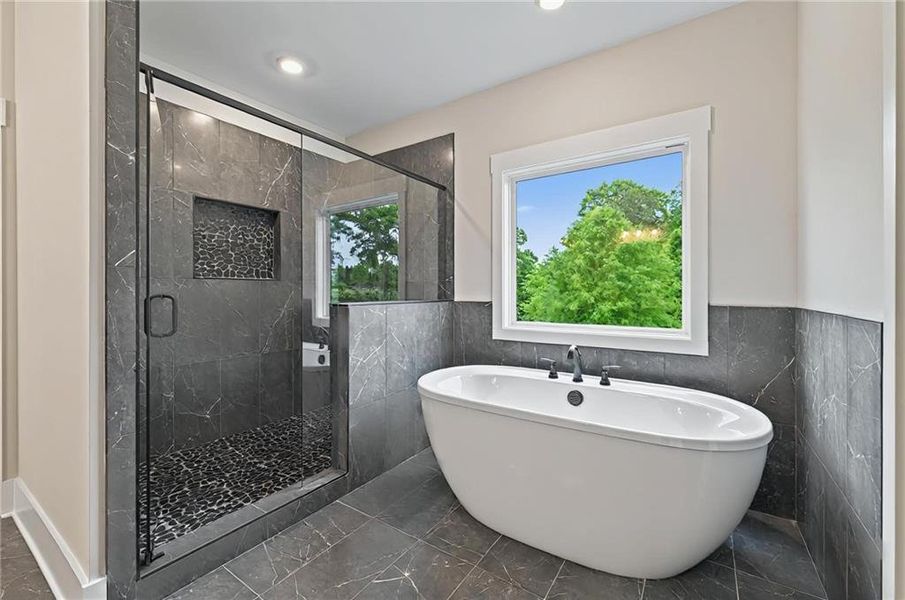 Furnished interior view inside a new home in SteepleChase, Hoschton (Image 14).