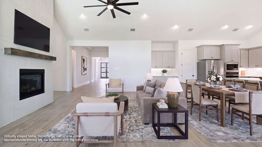 Furnished interior view inside a new home in Sweetgrass, Haslet (Image 7). Furnished interior view inside a new home in Sweetgrass, Haslet (Image 7).