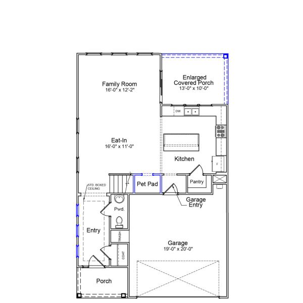 2D floor plan layout of this home in Sweetbrier, Durham, NC (Image 2). 2D floor plan layout of this home in Sweetbrier, Durham, NC (Image 2).