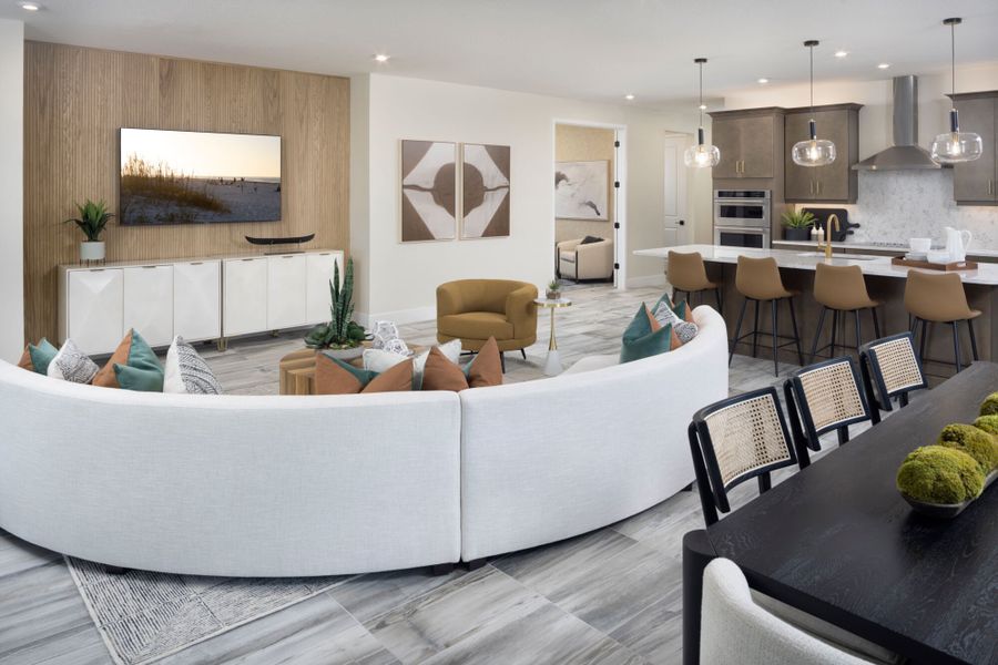 Representative furnished interior of a home built from the Terra Rosa by Mattamy Homes in Brightmore at Wellen Park, Venice (Image 7).