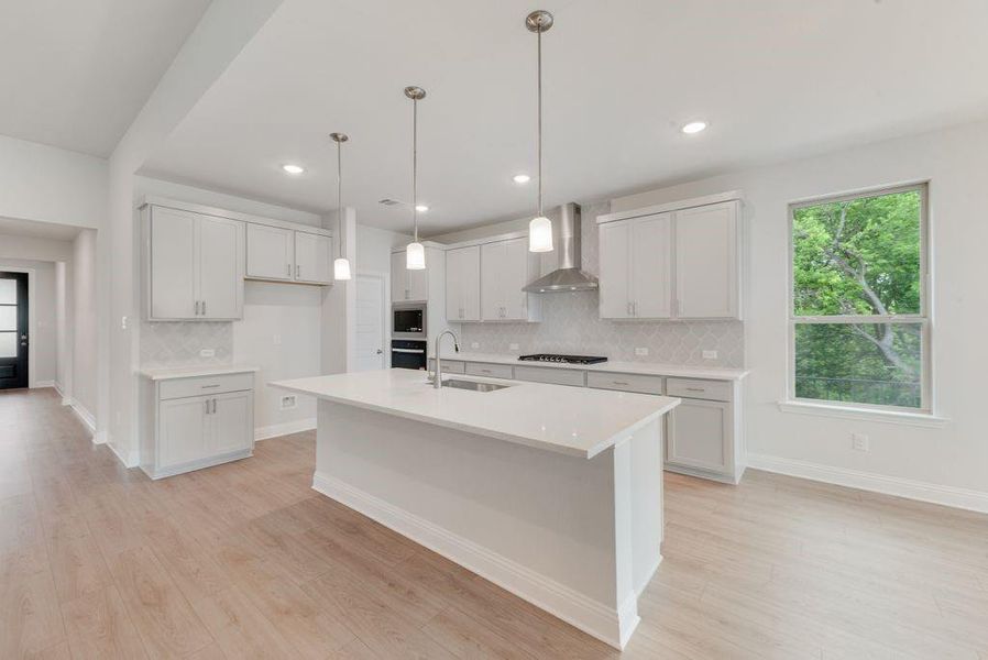 Furnished interior view inside a new home in Valencia On The Lake, Little Elm (Image 11).