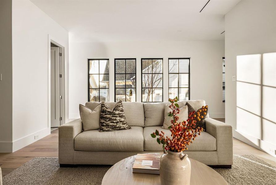 Furnished interior view inside a new home in , Dallas (Image 17).