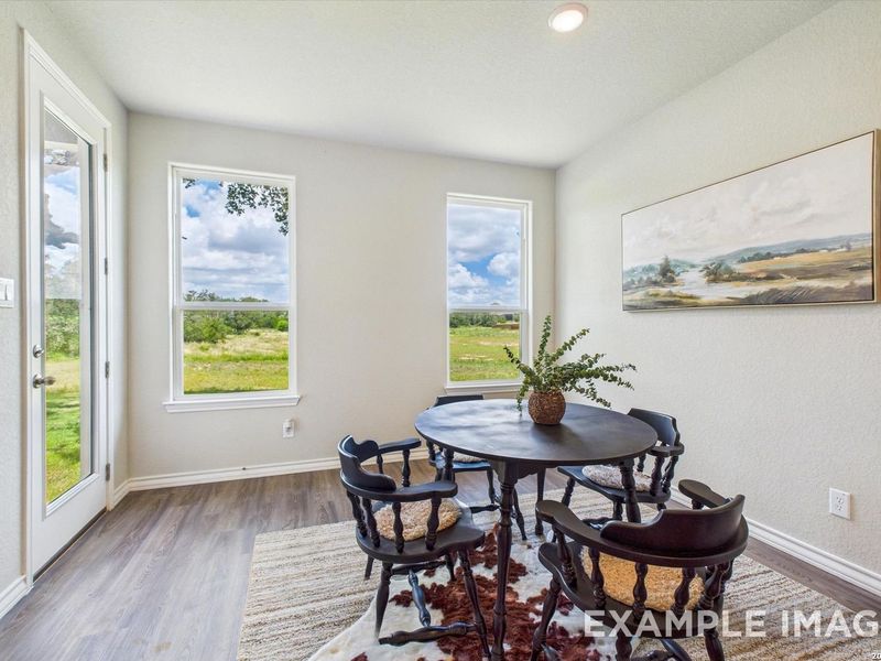 Furnished interior view inside a new home in Potranco Oaks, Castroville (Image 13). Furnished interior view inside a new home in Potranco Oaks, Castroville (Image 13).
