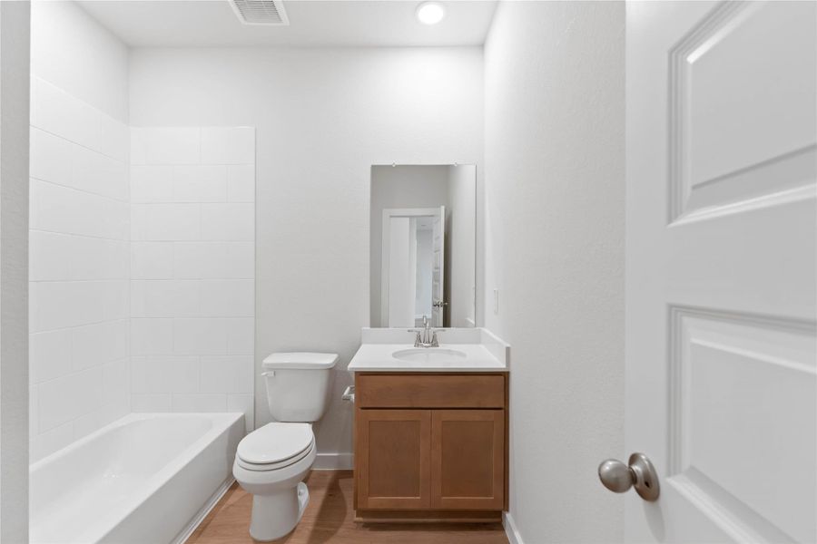 Furnished interior view inside a new home in Bluestem, Brookshire (Image 9).