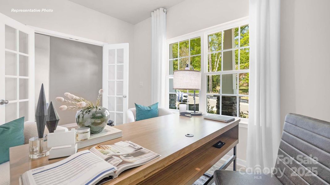 Furnished interior view inside a new home in The Hamptons at Hickory, Hickory (Image 12).