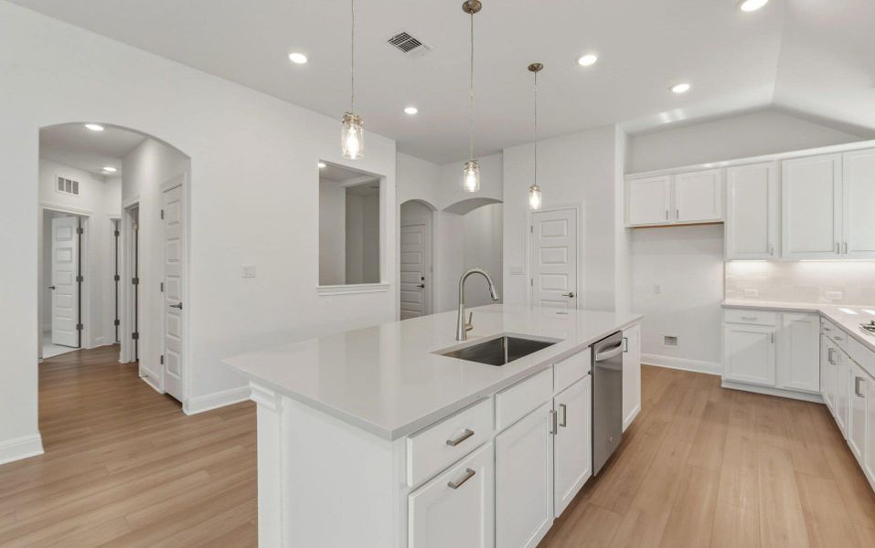 Furnished interior view inside a new home in West Cypress Hills, Spicewood (Image 11). Furnished interior view inside a new home in West Cypress Hills, Spicewood (Image 11).