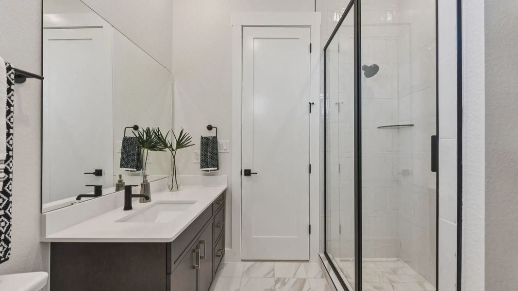 Representative furnished interior of a home built from the Franklin by Chesmar Homes in Feathergrass, Florence (Image 9).