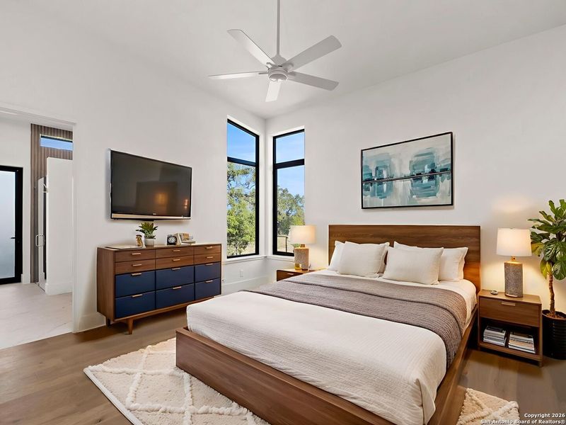 Furnished interior view inside a new home in , Boerne (Image 6).