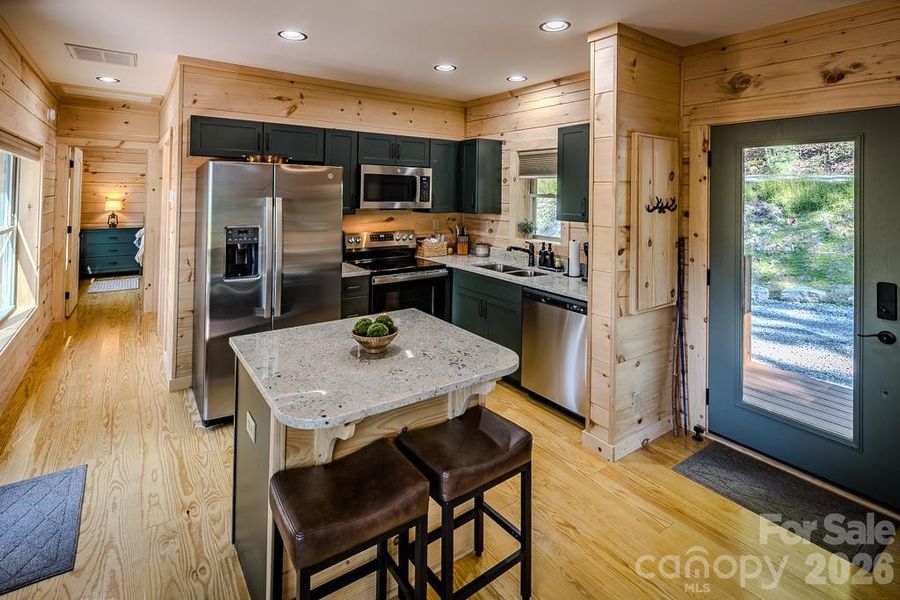 Furnished interior view inside a new home in , Beech Mountain (Image 12). Furnished interior view inside a new home in , Beech Mountain (Image 12).