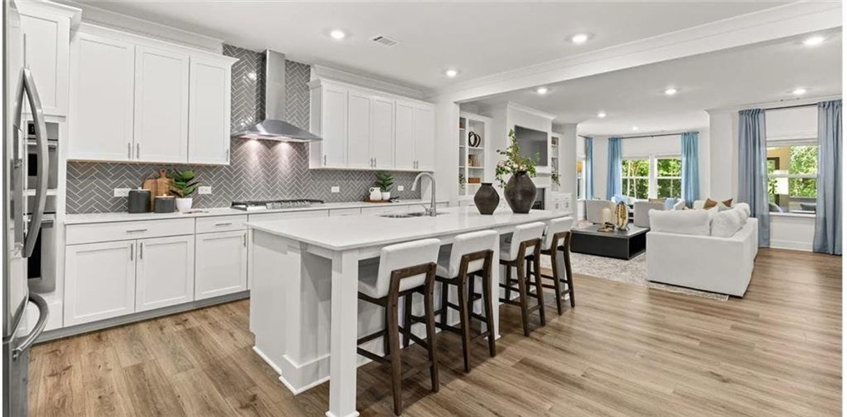 Furnished interior view inside a new home in , Sharpsburg (Image 3).