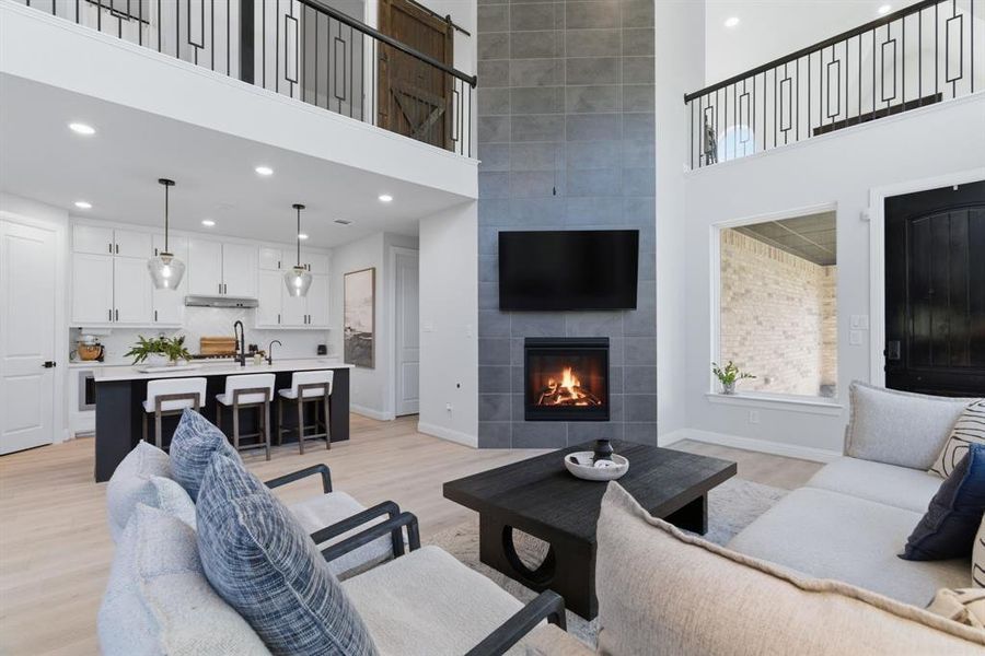 Furnished interior view inside a new home in , Corinth (Image 13).