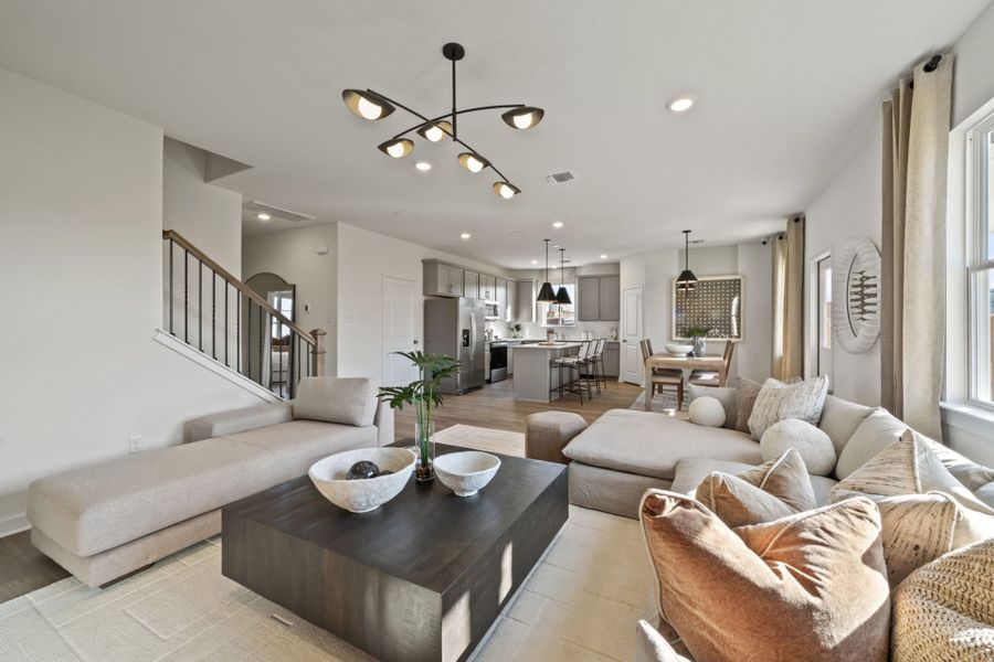 Furnished interior view inside a new home in Skyview, Belton (Image 12).