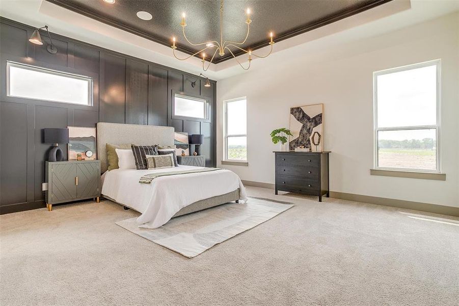 Furnished interior view inside a new home in , Waxahachie (Image 12).