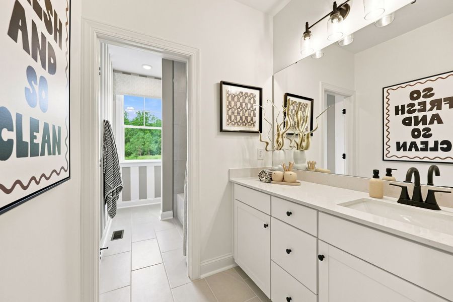 Representative furnished interior of a home built from the The Barrington by Davidson Homes LLC in Ashland, Holly Springs (Image 36).