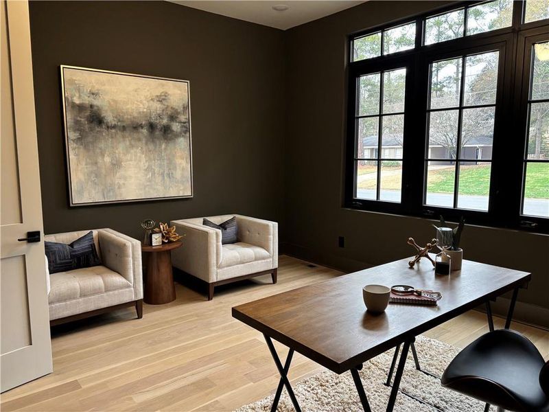 Furnished interior view inside a new home in , Roswell (Image 4).