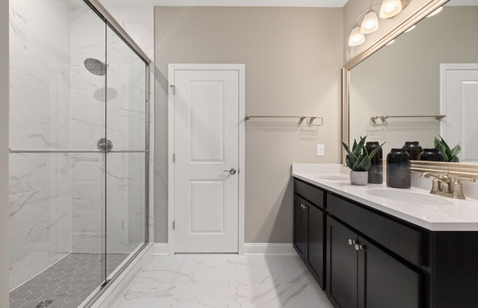 Furnished interior view inside a new home in Carolina Overlook, Clayton (Image 14).