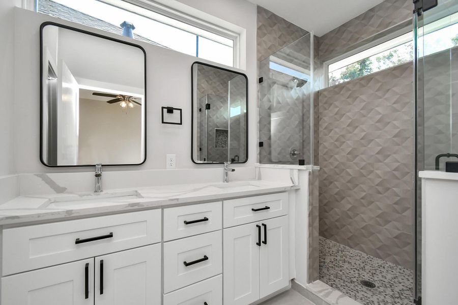 Furnished interior view inside a new home in , Houston (Image 7).