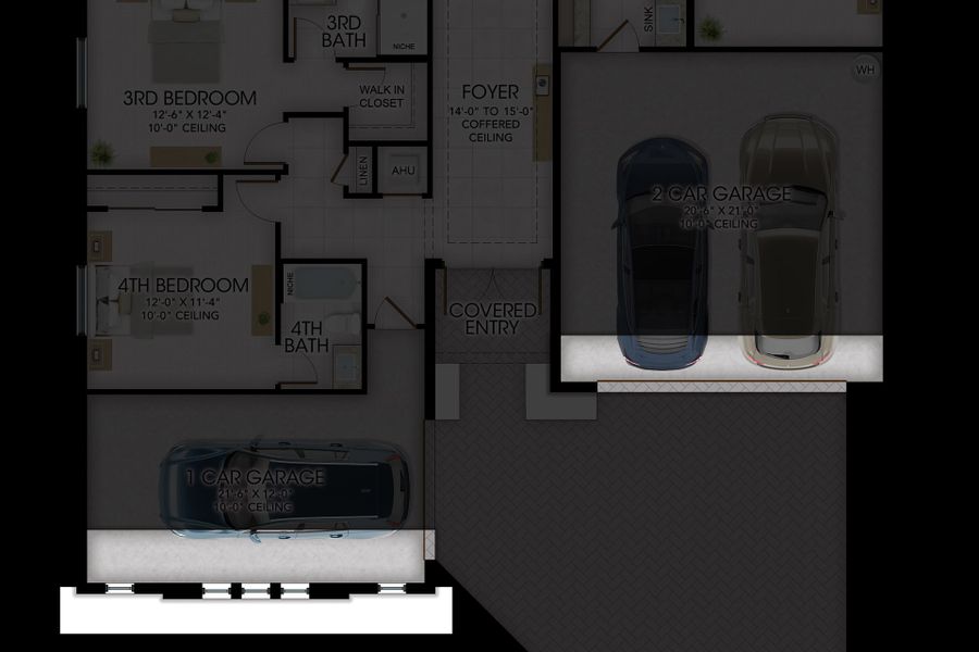 2D floor plan layout for the Addison by GL Homes in Valencia Del Mar, Boynton Beach, FL (Image 9). 2D floor plan layout for the Addison by GL Homes in Valencia Del Mar, Boynton Beach, FL (Image 9).