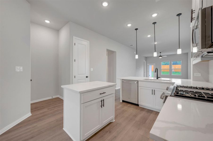 Furnished interior view inside a new home in Heritage, Dripping Springs (Image 10).