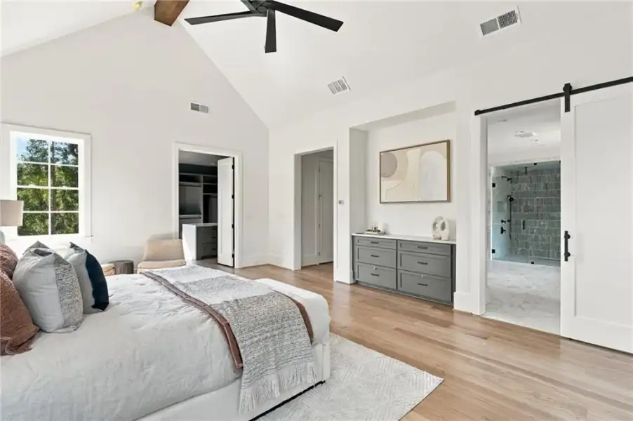Furnished interior view inside a new home in , Atlanta (Image 48).