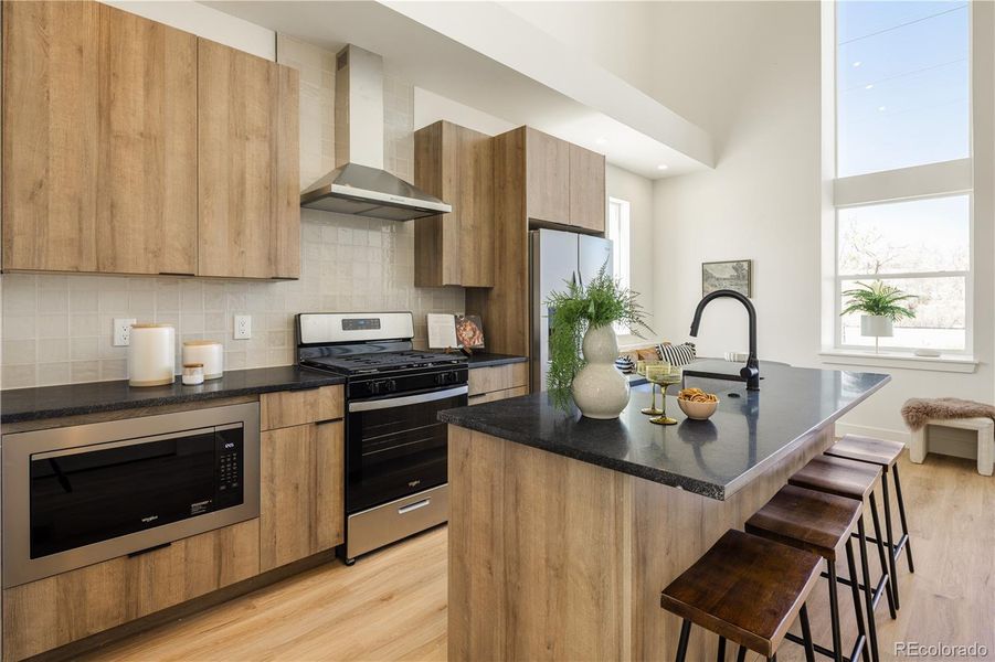 Furnished interior view inside a new home in , Denver (Image 9).