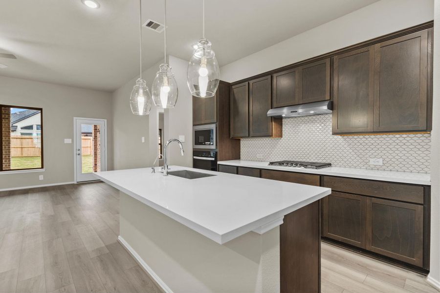 Furnished interior view inside a new home in The Highlands, Porter (Image 7).