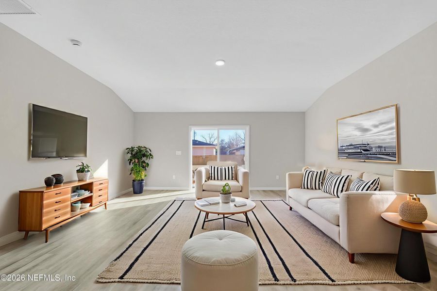 Furnished interior view inside a new home in , Jacksonville (Image 8).