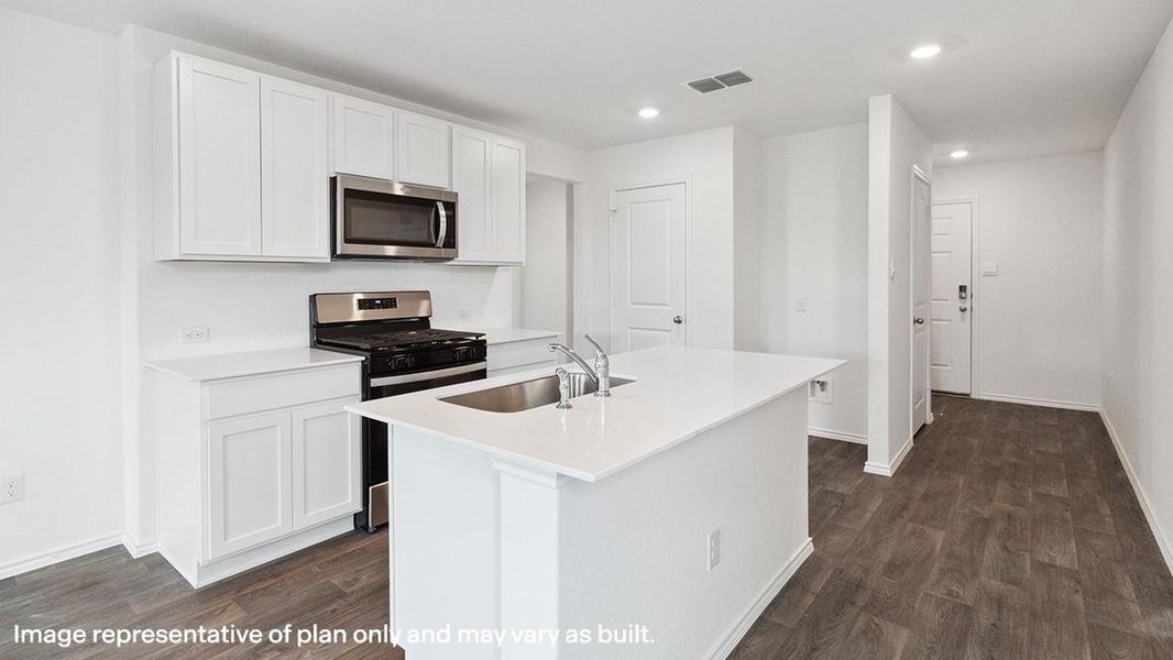 Furnished interior view inside a new home in Garver Heights, Houston (Image 3).
