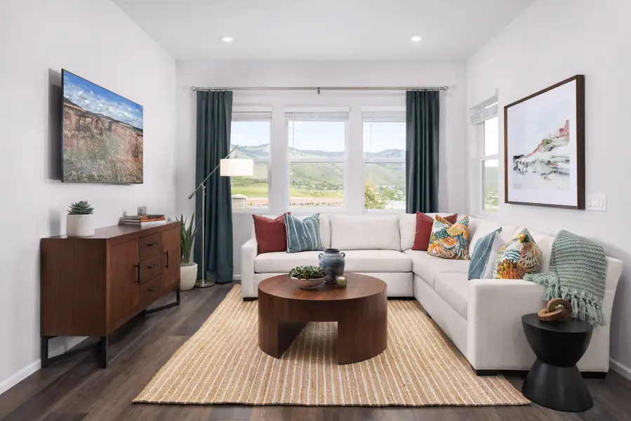 Representative furnished interior of a home built from the 4003 by Risewell Homes in The Manors Collection at Golden Overlook, Golden (Image 5).