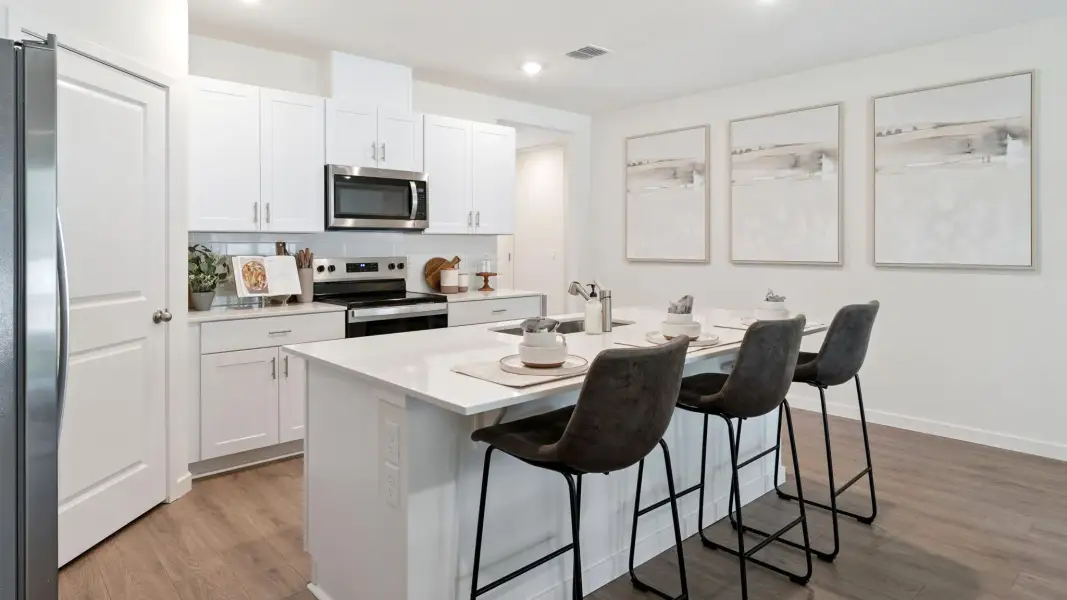 Furnished interior view inside a new home in Preston Cove, St. Cloud (Image 6).