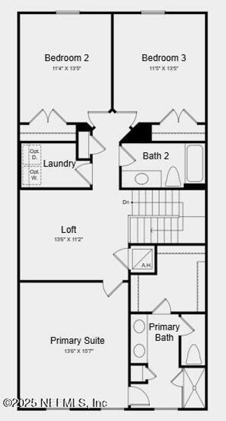 2D floor plan layout of this home in , St. Augustine, FL (Image 2).