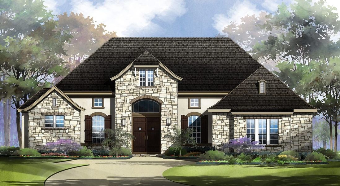 Santa Fe Elevation C | ClearWater Ranch in Liberty Hill, TX Santa Fe Elevation C | ClearWater Ranch in Liberty Hill, TX