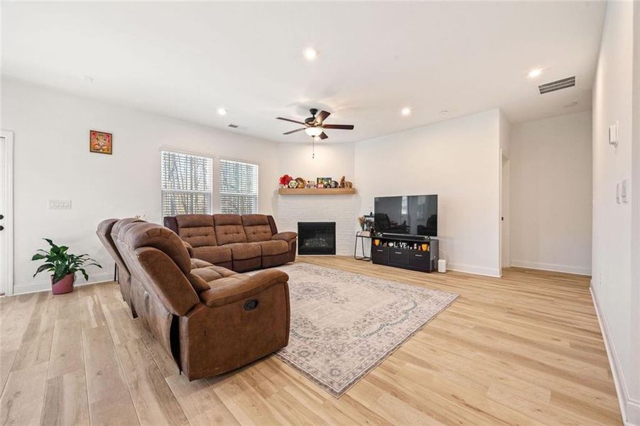 Furnished interior view inside a new home in , Cumming (Image 8).