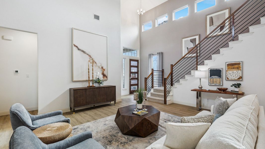 Furnished interior view inside a new home in Solterra Texas, Mesquite (Image 10).