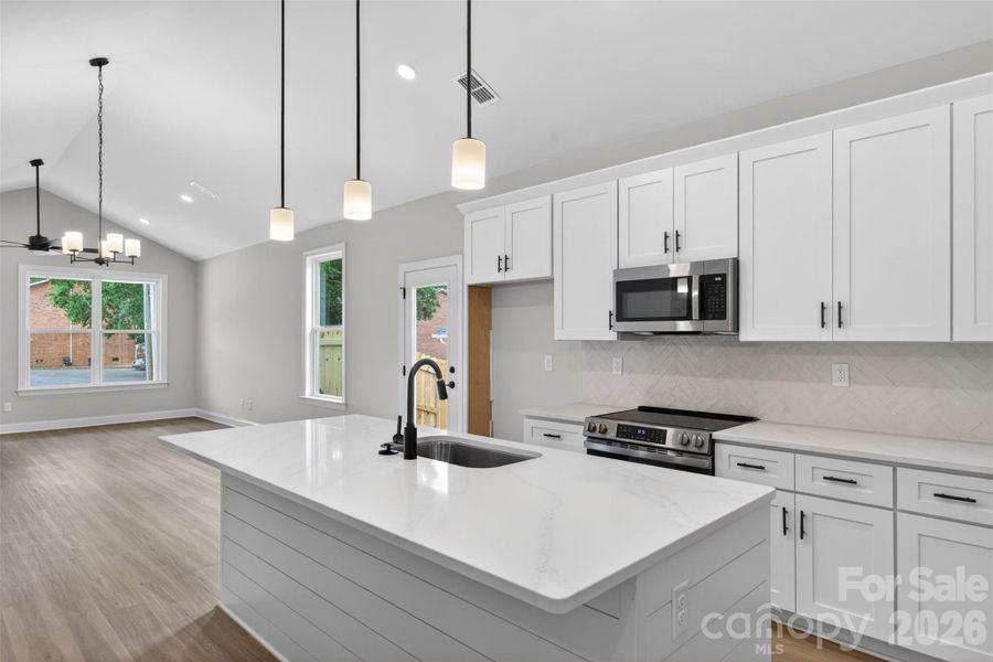 Furnished interior view inside a new home in , Monroe (Image 6).