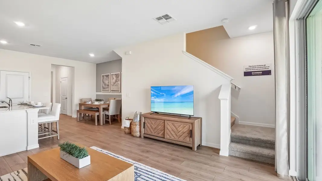 Representative furnished interior of a home built from the Ballantyne by D.R. Horton in Angeline Townhomes, Land O' Lakes (Image 7).