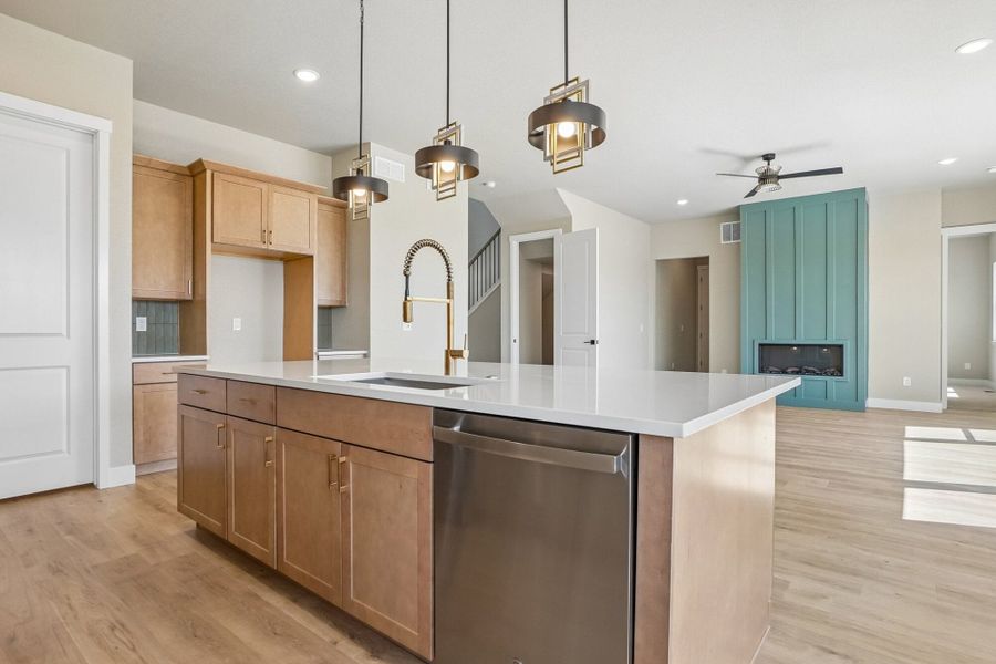 Furnished interior view inside a new home in Jackson Creek North, Monument (Image 13).