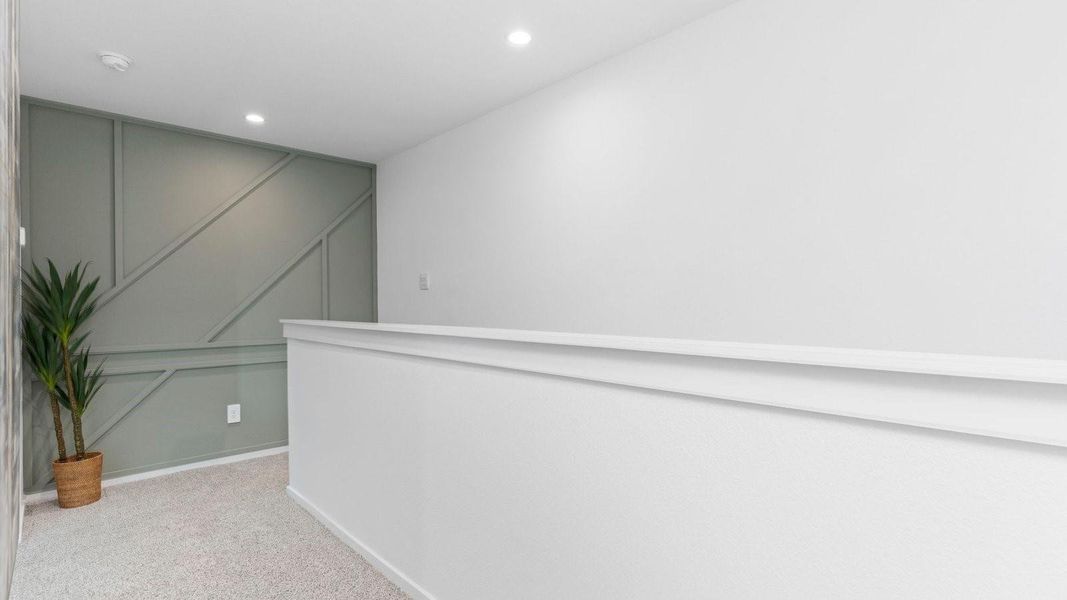 Furnished interior view inside a new home in Legacy Village, Houston (Image 20). Furnished interior view inside a new home in Legacy Village, Houston (Image 20).