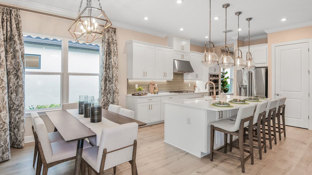 Representative furnished interior of a home built from the Farnese by Taylor Morrison in Esplanade by the Islands, Naples (Image 9).
