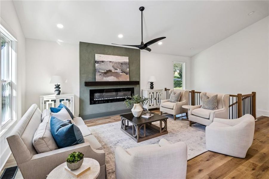 Furnished interior view inside a new home in , Decatur (Image 12).