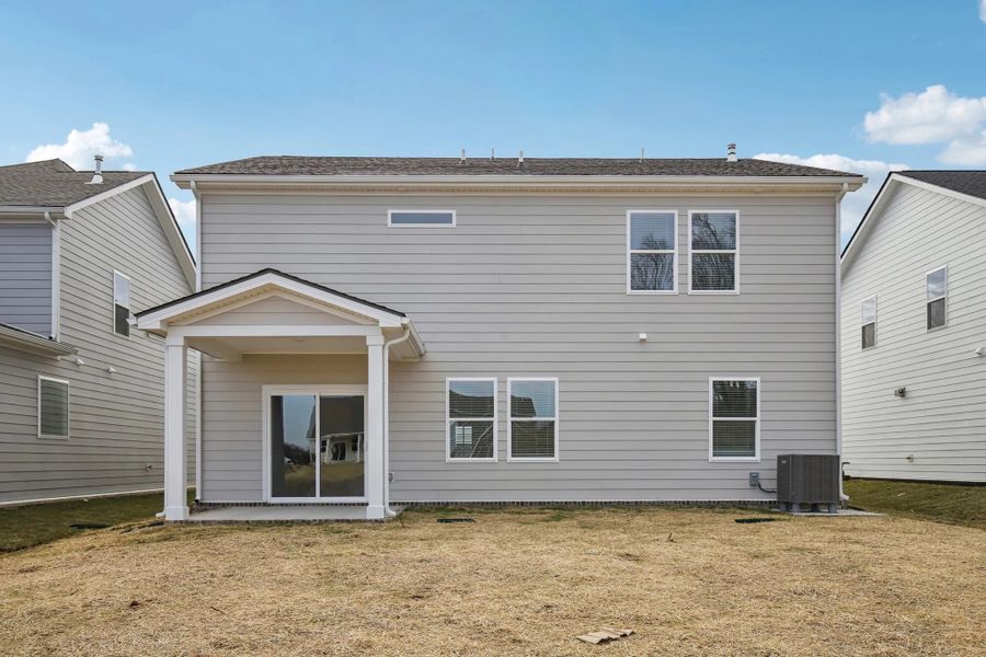 Exterior details and patio area of a home in Ascent at Arbor Ridge, La Vergne (Image 4). Exterior details and patio area of a home in Ascent at Arbor Ridge, La Vergne (Image 4).