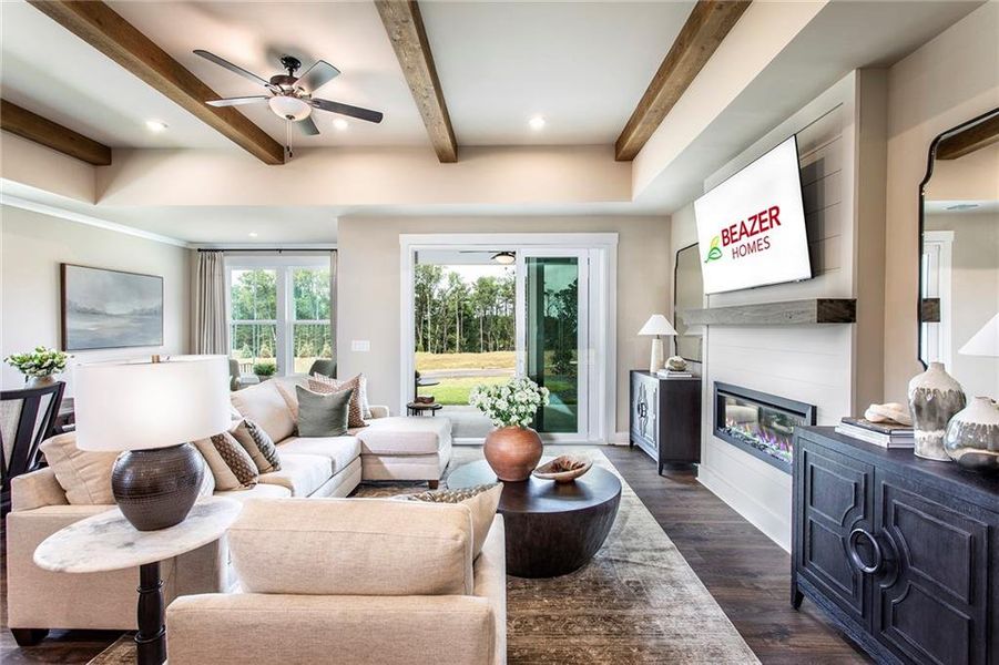 Furnished interior view inside a new home in , Marietta (Image 17). Furnished interior view inside a new home in , Marietta (Image 17).