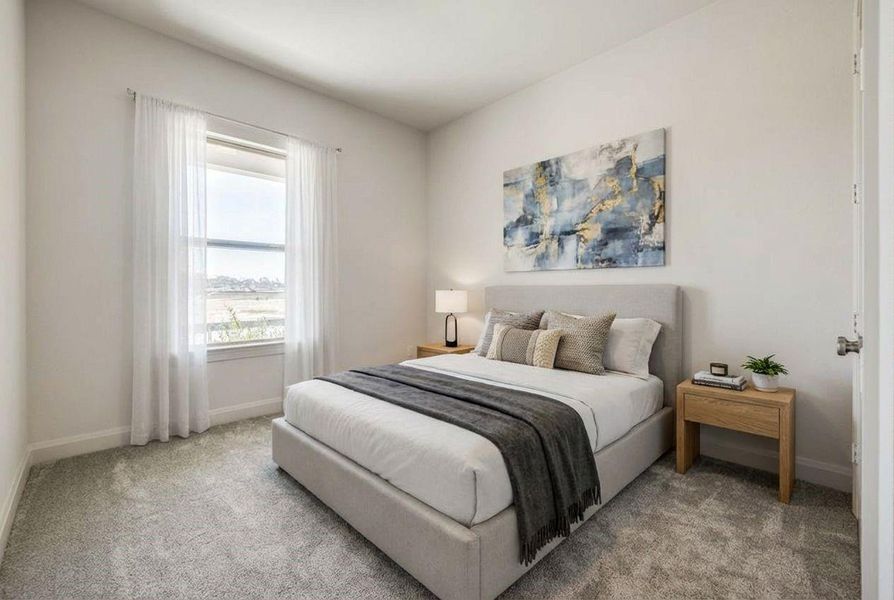 Furnished interior view inside a new home in , Sealy (Image 33).