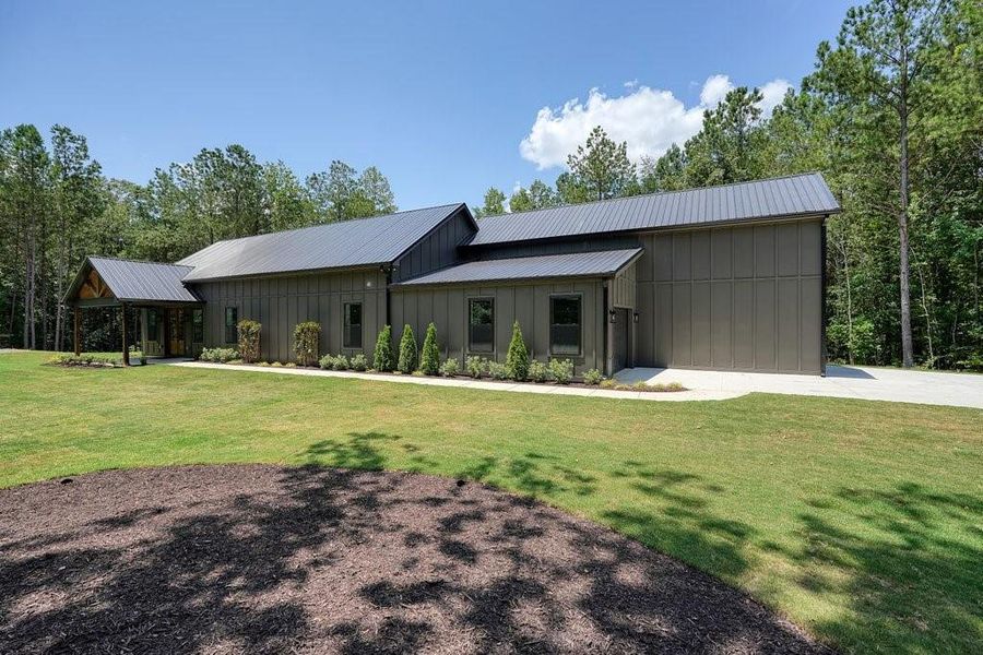 Front exterior of a new home in , Talking Rock, GA, highlighting curb appeal (Image 25). Front exterior of a new home in , Talking Rock, GA, highlighting curb appeal (Image 25).