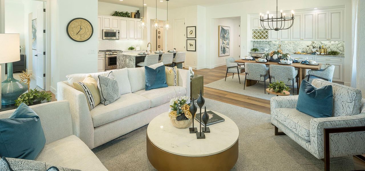 Representative furnished interior of a home built from the Bella by Robson Resort Communities in Robson Ranch Arizona, Eloy (Image 4).
