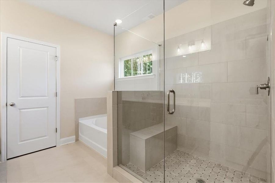 Furnished interior view inside a new home in , Monroe (Image 18).