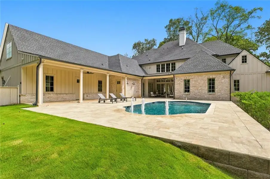 Exterior details and patio area of a home in , Sandy Springs (Image 4).