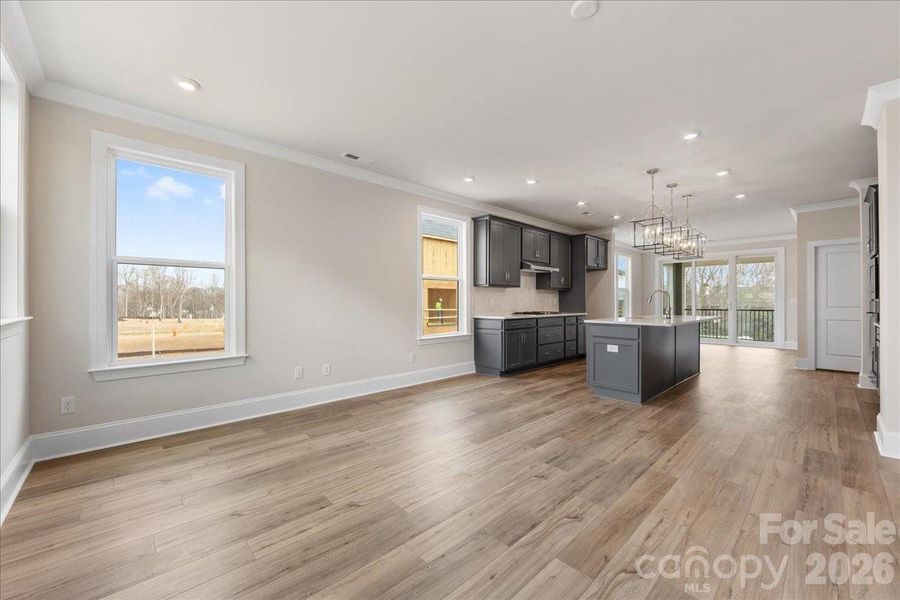 Light-filled open concept living